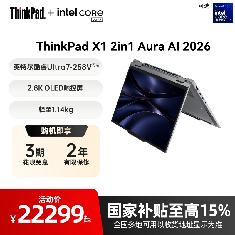 ThinkPadX12in1AuraAI图片