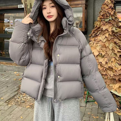 雅鹿短款羽绒服女2025冬季新款