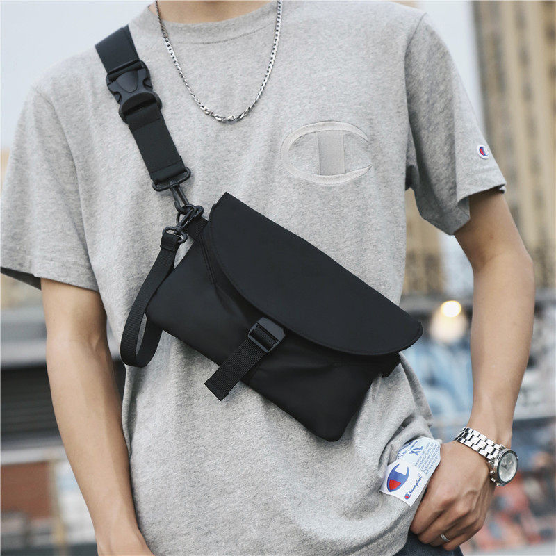 小挎包男夏季斜跨运动斜挎包男士潮流背包单肩包潮流休闲小型手机