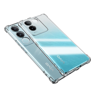 以诺适用vivoS17手机壳硅胶软vivoS17Pro手机壳透明防摔vivoS17e保护套s17女男新款简约气囊s17Pro全包软壳