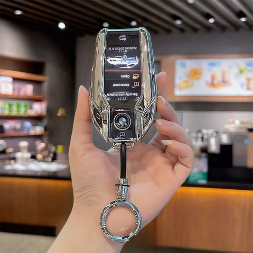 适用宝马液晶钥匙套7系730li 740新5系535le壳x3/x5/x7扣6系GT包