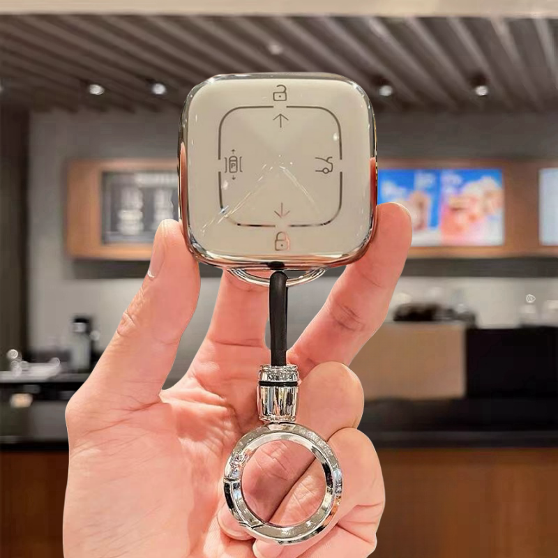 适用极氪001钥匙套2024款zeekr极氪007车卡片套极氪X壳扣包25款女