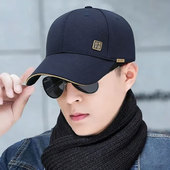 高端男士 棒球帽春夏韩版 休闲鸭舌帽防晒遮阳帽潮流硬顶大头围帽子