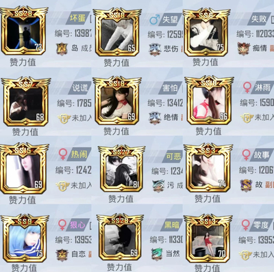 和平精英高质量双字词组ID秒改常见双字 ID 盲盒吃鸡改名词组id