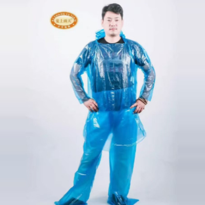 一次性雨衣成人分体防尘雨裤漂流