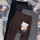 无痕显瘦打底裤 高腰显瘦女士保暖美体秋裤 秋冬新款 5567澳绒热皮裤