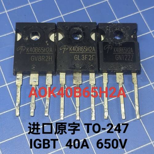 进口原字拆机K40B65H2A K40B65 空调常用IGBT 40A 650V 长脚 现货