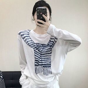 港风轻薄长袖防晒T恤女夏季显瘦