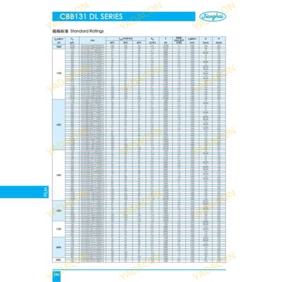 江海 JIANGHAI CBB131 薄膜电容器 1300V600uF 86*250