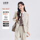 2026春季 女大学生正装 高级女士休闲西服外套 套装 达佳诗白色西装