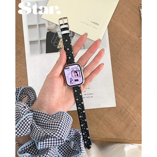 韩系星星吊坠iWatch12/11表带