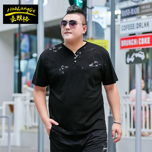 加肥加大码时尚薄款休闲透气夏装