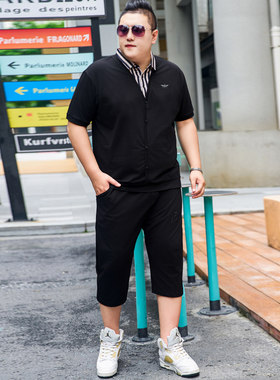 豪朗格大码短袖夏季套装