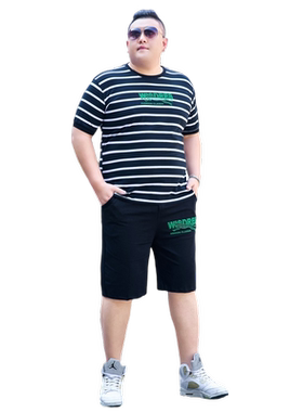豪朗格大码短袖夏季套装