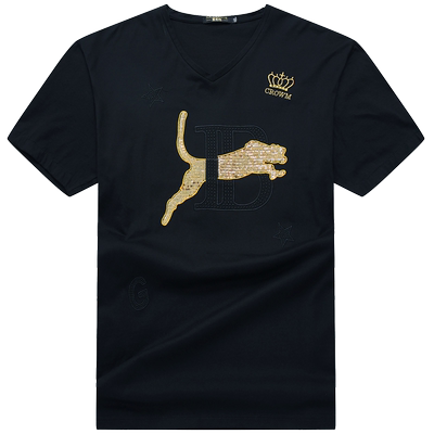 潮牌男生加肥加大码夏天短袖t