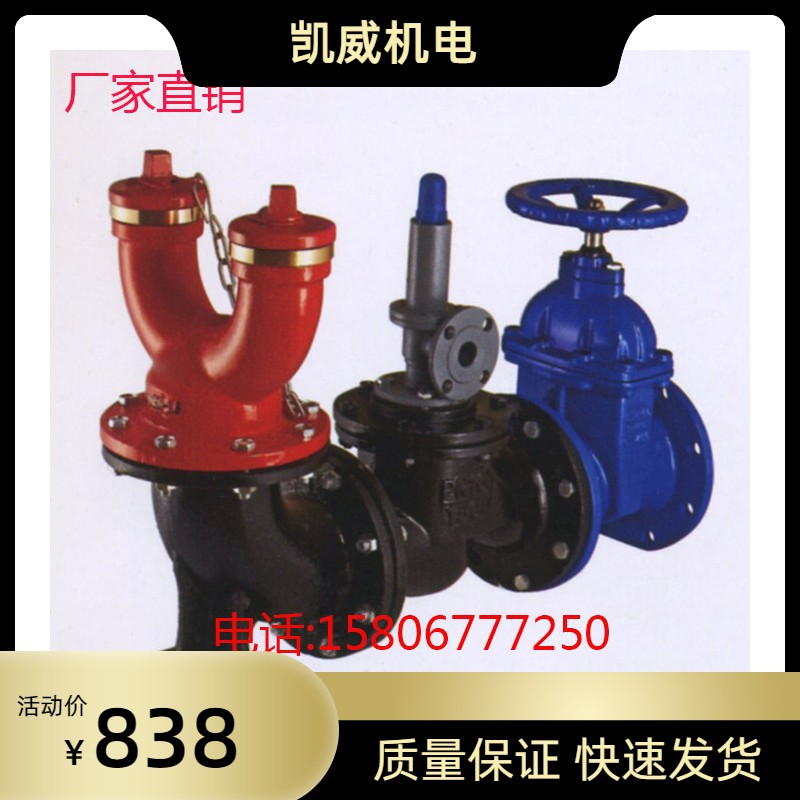 SQA100 150-1.6地下式水泵接合器老式消防水泵结合器多用式水泵