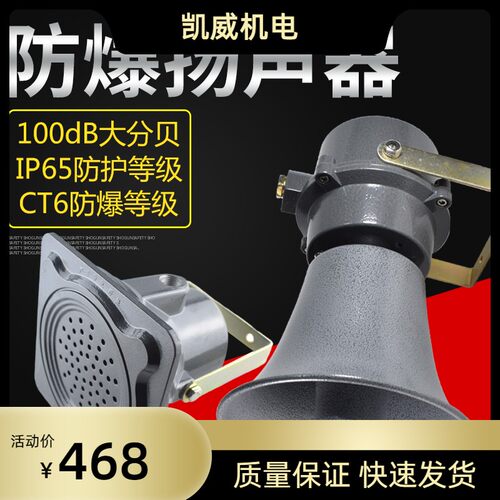防爆壁挂音箱 隔爆型 防爆广播 有防爆合格证 Exd（ib）IICT6