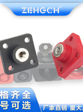 大电流贯穿方形全铜连接器接线柱100150180200300A电池连接逆变器