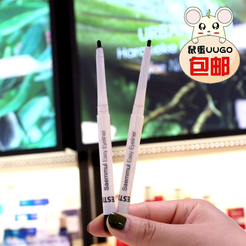 韩国得鲜网红棕色黑色极细内眼线