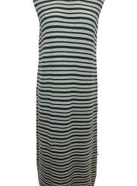 可路莎专柜251115B春秋休闲条纹背心裙女针织连衣裙长裙