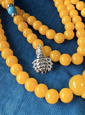 藏式s925纯银镀金蝎子吊坠民族风随身手链手串挂饰缘渡系列配饰