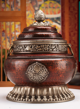 平底果盘收纳罐大肚家用摆件