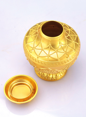 宝瓶摆件八吉祥藏式密宗佛前供奉纯铜摩尼宝莲花观音财神龙王宝瓶