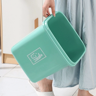 家用垃圾桶25升大号大容15升客厅厨房卫带间宽大正方形35L桶