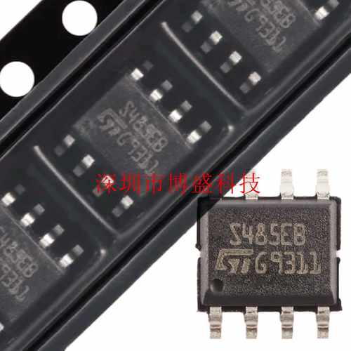 原装 ST485EB ST485EBDR ESD保护低功耗RS-485/422收发芯片 SOP-8