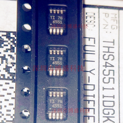 TI原装 THS4521/4531/4551/4561 IDGKR 全新芯片IC IDGKT MSOP-8