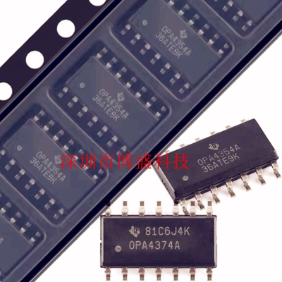 原装OPA4330/4348/4354/4364/4374 AIDR 全新TI芯片 AID A SOP-14