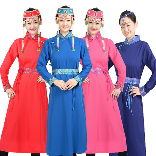 日常生活装风演出蒙古袍新款