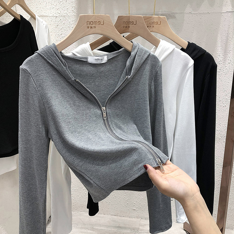 短款卫衣女春秋季外套