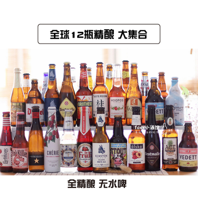 全球精酿啤酒12瓶大集合