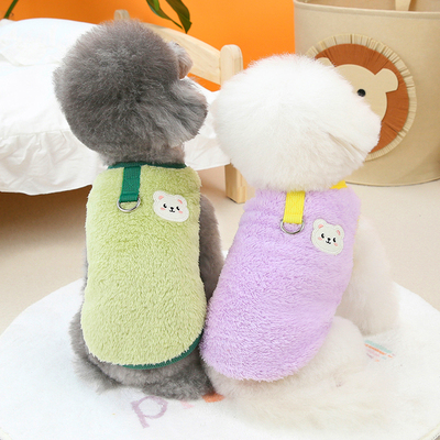 狗狗猫咪衣服秋装秋冬季保暖绒衣