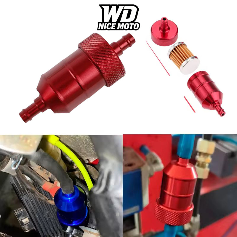 WD NICE MOTO摩托车越野车油杯8mmCNC铝合金滤清器化油器改装件