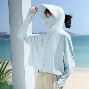 防晒帽女夏季 透气大帽檐遮阳帽太阳帽遮脸帽子 防紫外线upf50薄款