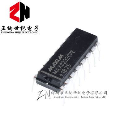 全新 MAX3232 MAX3232CPE MAX3232EPE DIP-16 RS-232收发器