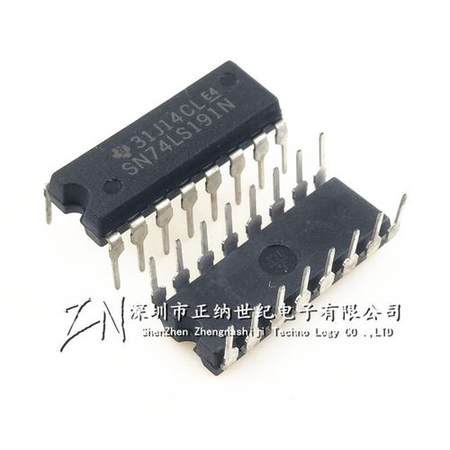 直插 74LS191 SN74LS191N HD74LS191P DIP-16 同步可逆计数器