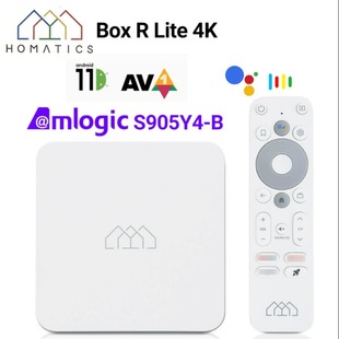 4K机顶盒智能电视盒子无线播放器tvbox 正品 Box HOMATICS Lite