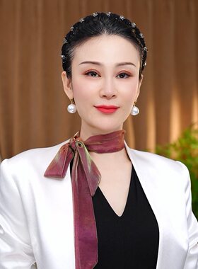 炫彩渐变护颈时尚护颈洋气丝巾