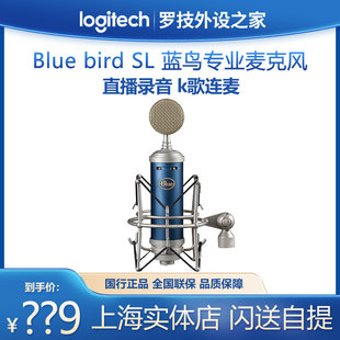 Blue SL蓝鸟电容麦克风直播主持唱歌录音室话筒大振膜 BlueBird