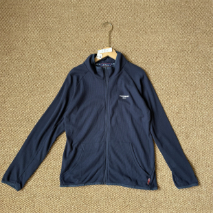 短款 男女同款 早秋刺绣字母 华夫格 外套 双口袋