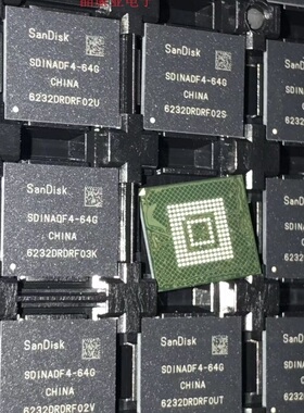 SANDISK   SDINADF4-64G  原装正品64G EMMC 5.1 存储器芯片