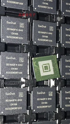 SANDISK   SDINADF4-64G  原装正品64G EMMC 5.1 存储器芯片