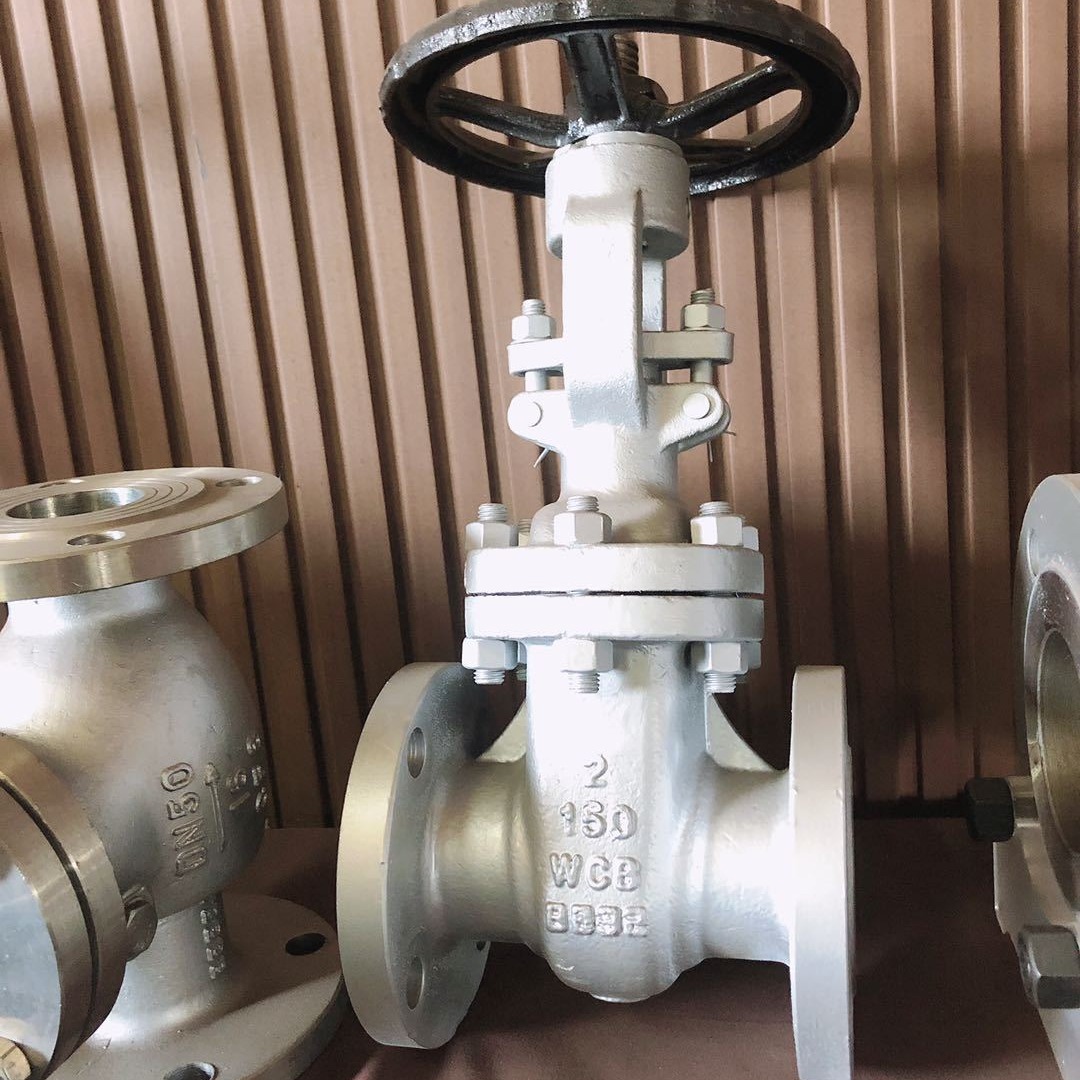 耐酸耐腐蚀手动明杆不锈钢硬密封法兰闸阀明杆涡轮高耐腐