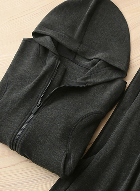 LU家神版！万万没想到，居然能这么显瘦！连帽卫衣阔腿卫裤套装女