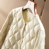 好东西当白菜卖 不惊喜无条件退 90绒内搭圆领轻薄羽绒服外套女