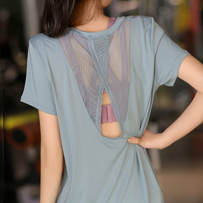 占飞短袖透气女士宽松