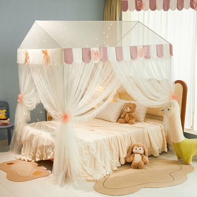 新款小房子蚊帐四开门房屋型帐篷